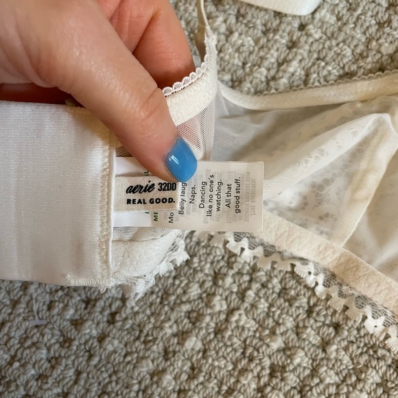 Aerie Real Power Wireless Push Up Joy Lace Bra - Picture 5 of 6